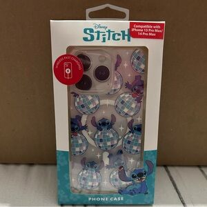 Disney Stitch Phone Case - Blue and White